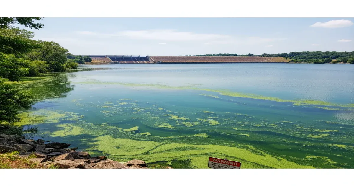 Columbus Ohio skyline along the Scioto River, a key source of the city's drinking water