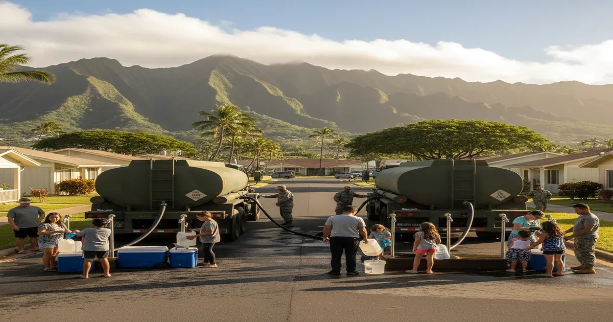 Honolulu Hawaii skyline with Diamond Head and Pacific Ocean