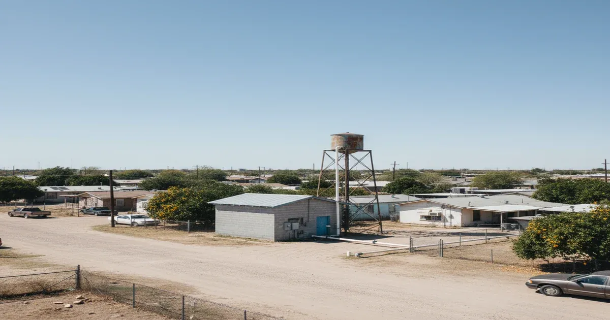Rio Grande river along the Texas-Mexico border near McAllen