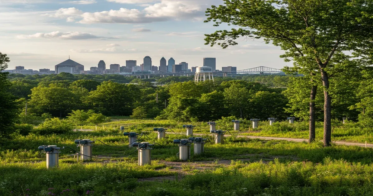 Memphis, Tennessee skyline along the Mississippi River