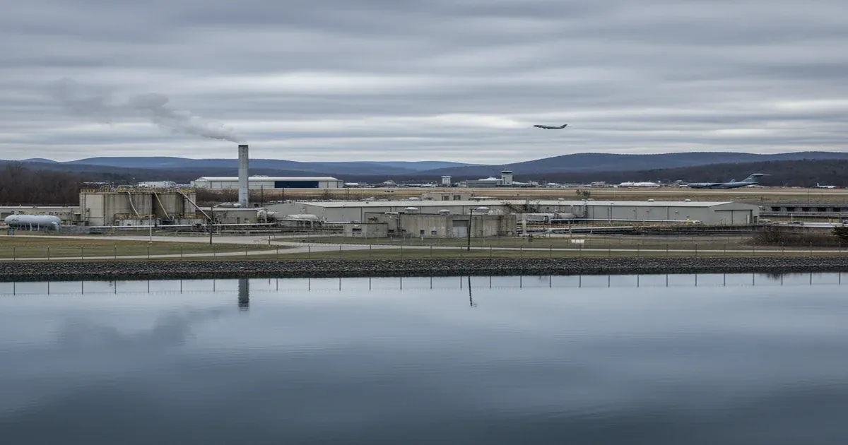 Washington Lake reservoir near Newburgh, New York