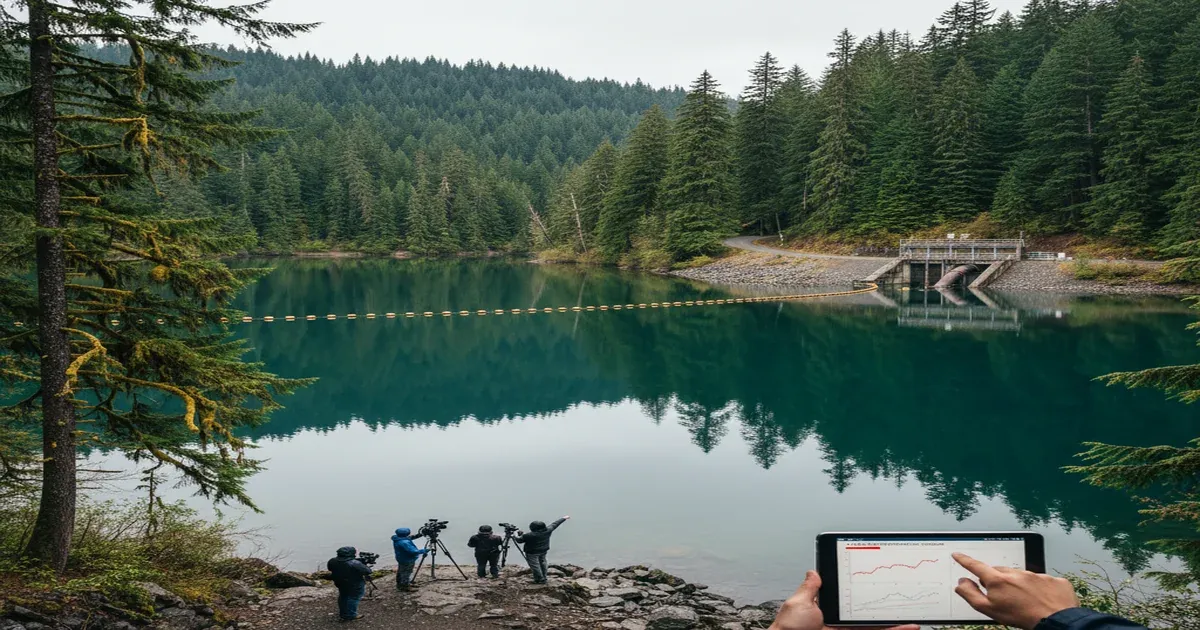 Bull Run watershed in the Mount Hood National Forest, the primary source of Portland's drinking water