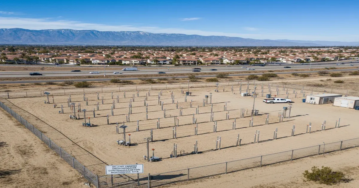 Riverside California with the San Bernardino Mountains in the background