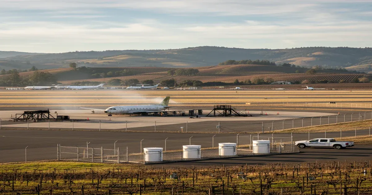 Russian River winding through Sonoma County wine country near Santa Rosa California