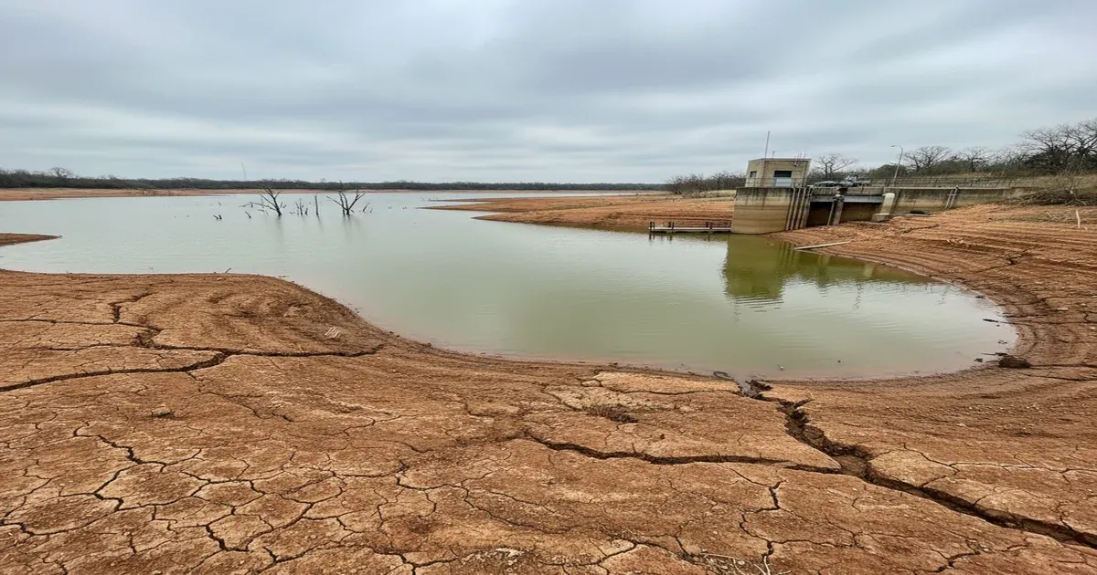 Shreveport Louisiana skyline with Cross Lake and the Red River basin