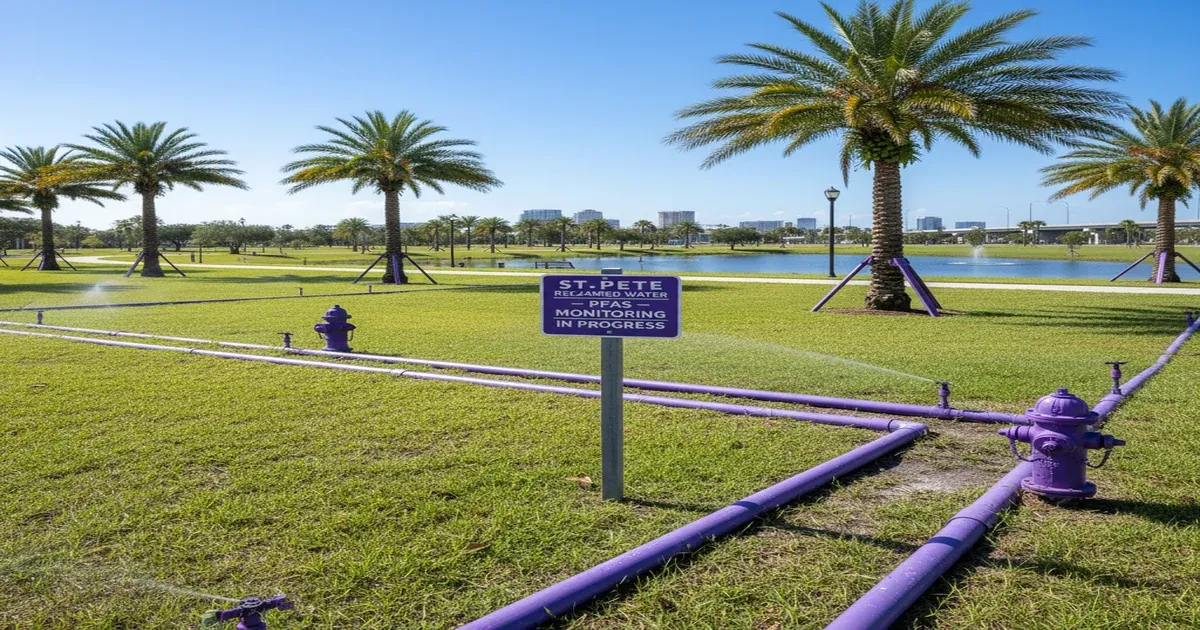 St. Petersburg Florida waterfront with Tampa Bay