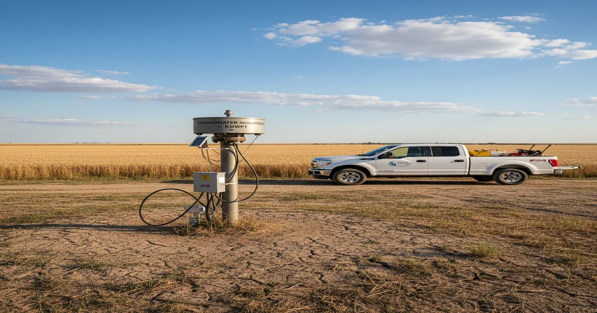 Wichita Kansas skyline with the Arkansas River